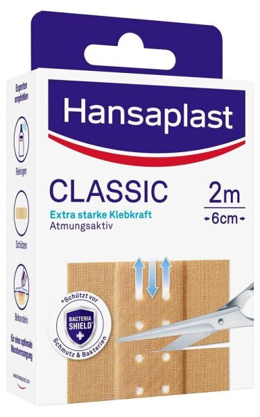Hansaplast Pflaster CLASSIC 4808213002 beige 6,0 x 10,0 cm, 20 St.