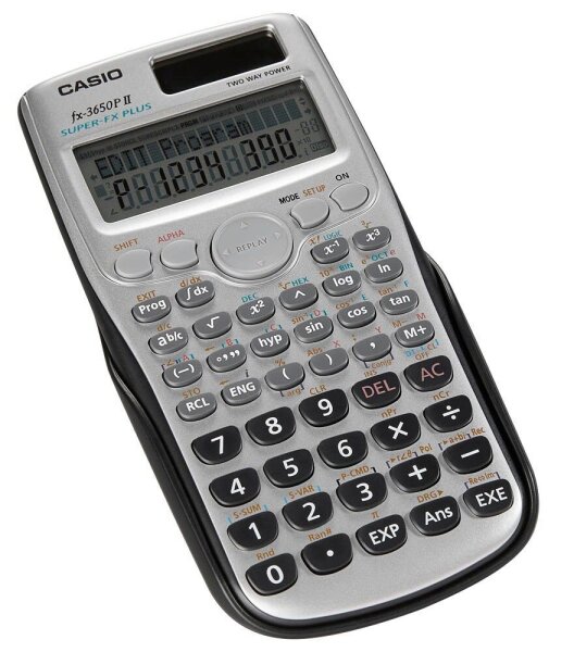 CASIO FX-3650PII Wissenschaftlicher Taschenrechner silber