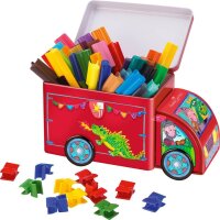FABER-CASTELL Connector Truck Filzstifte farbsortiert, 33 St.