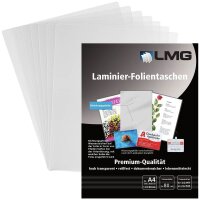 LMG Laminierfolien glänzend für A4 80 micron,...
