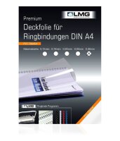 LMG Deckfolien für Bindemappen PREMIUM transparent,...