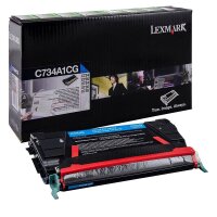 Lexmark C734A1CG  cyan Toner
