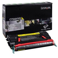 Lexmark C734A1YG  gelb Toner