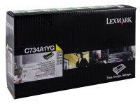 Lexmark C734A1YG  gelb Toner