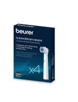 beurer Clean Zahnbürstenaufsätze, 4 St.