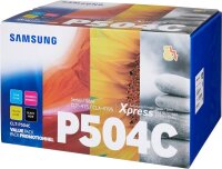 HP CLT-P504C (SU400A) schwarz, cyan, magenta, gelb Toner, 4er-Set