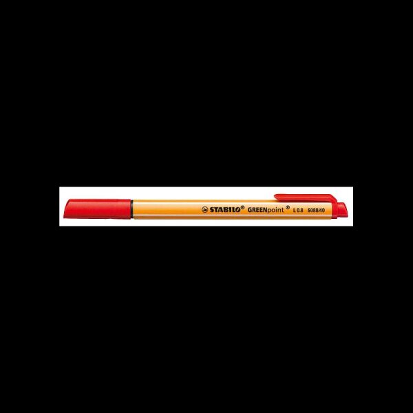 STABILO GREENpoint Filzstift rot, 1 St.