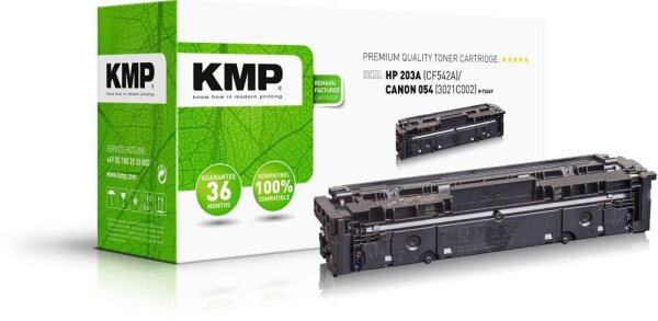 KMP H-T246Y  gelb Toner kompatibel zu HP 203A; Canon  054(CF542A;  3021C002)