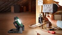 BOSCH Home & Garden UniversalWorkLight 18V-2100 LED Baustrahler grün, schwarz