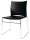 Topstar Besucherstühle W-Chair CH490-0 schwarz Kunststoff, 4 St.