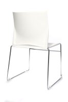 Topstar Besucherstühle W-Chair CH490-2 weiß Kunststoff, 4 St.