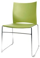 Topstar Besucherstühle W-Chair CH490-5 grün Kunststoff, 4 St.
