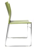 Topstar Besucherstühle W-Chair CH490-5 grün Kunststoff, 4 St.