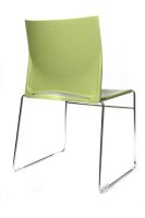 Topstar Besucherstühle W-Chair CH490-5 grün Kunststoff, 4 St.