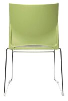 Topstar Besucherstühle W-Chair CH490-5 grün Kunststoff, 4 St.