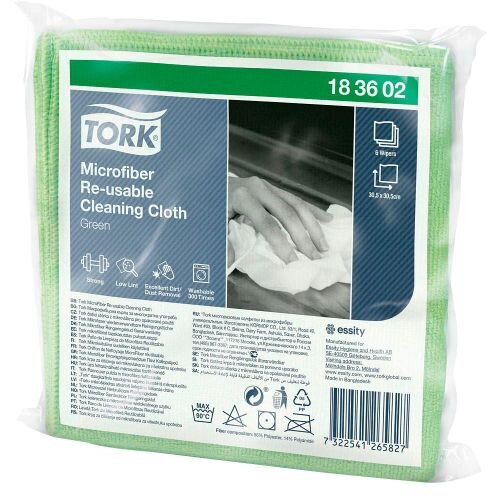 TORK Mikrofasertücher Polyester 90 °C waschbar, 6 St.