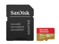 SanDisk Speicherkarte microSDHC-Card Extrem, 32 GB, 1 St.