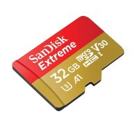 SanDisk Speicherkarte microSDHC-Card Extrem, 32 GB, 1 St.
