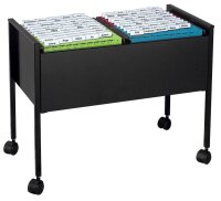 DURABLE Hängemappenwagen Quer-Registratur schwarz...