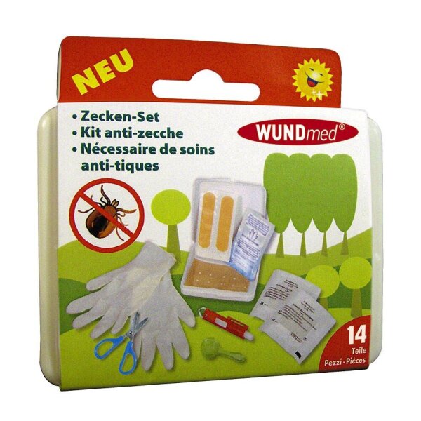 WUNDmed® Zeckenset, 1 Set