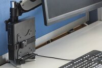 DIGITUS Monitor-Halterung DA-90360 DA-90360 schwarz für Mini Desktop PC´s zwischen 17 und 70 mm Stärke