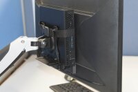DIGITUS Monitor-Halterung DA-90360 DA-90360 schwarz für Mini Desktop PC´s zwischen 17 und 70 mm Stärke