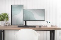 DIGITUS Monitor-Halterung DA-90399 DA-90400 schwarz für 1 Monitor, Tischklemme