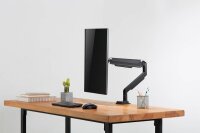 DIGITUS Monitor-Halterung DA-90394 DA-90394 schwarz für 1 Monitor, Tischklemme