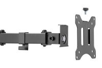 DIGITUS Monitor-Halterung DA-90399 DA-90399 schwarz für 1 Monitor, Tischklemme