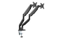 DIGITUS Monitor-Halterung DA-90395 DA-90395 schwarz für 2 Monitore, Tischklemme