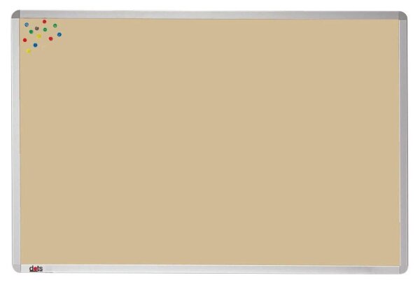dots Pinnwand 60,0 x 45,0 cm Textil beige