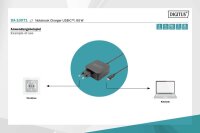 DIGITUS DA-10071 Ladeadapter schwarz, 65  Watt / VA