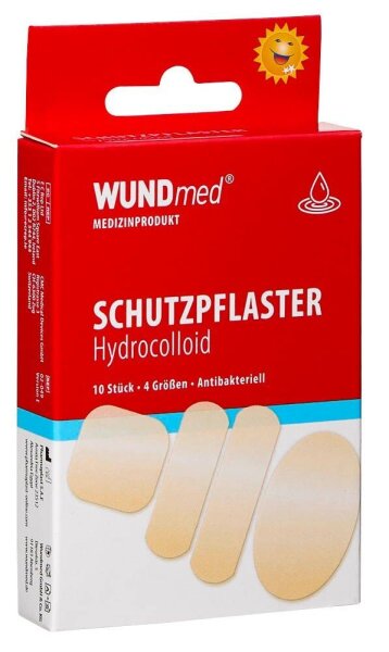 WUNDmed® Pflaster Schutzpflaster Hydrocolloid 02-049 beige, 10 St.
