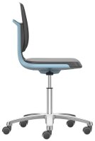 bimos Arbeitsdrehstuhl Labsit blau, schwarz Kunstleder