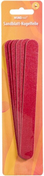 WUNDmed® Sandblatt Nagelfeilen, 6 St.