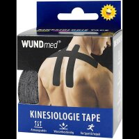 WUNDmed® Tape Kinesiologie 04-038 schwarz 5,0 cm x...