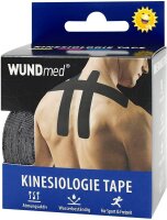 WUNDmed® Tape Kinesiologie 04-038 schwarz 5,0 cm x...