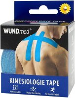 WUNDmed® Tape Kinesiologie 04-041 blau 5,0 cm x 5,0...