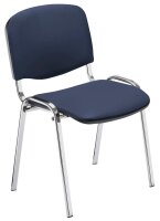 Nowy Styl Besucherstühle Iso blau Kunstleder, 4 St.