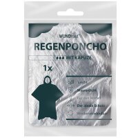 WUNDmed® unisex Regenponcho farbsortiert Einheitsgröße 1 St.