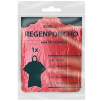 WUNDmed® unisex Regenponcho farbsortiert Einheitsgröße 1 St.