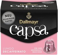 Dallmayr Capsa Lungo Decaffeinato Kaffeekapseln,...
