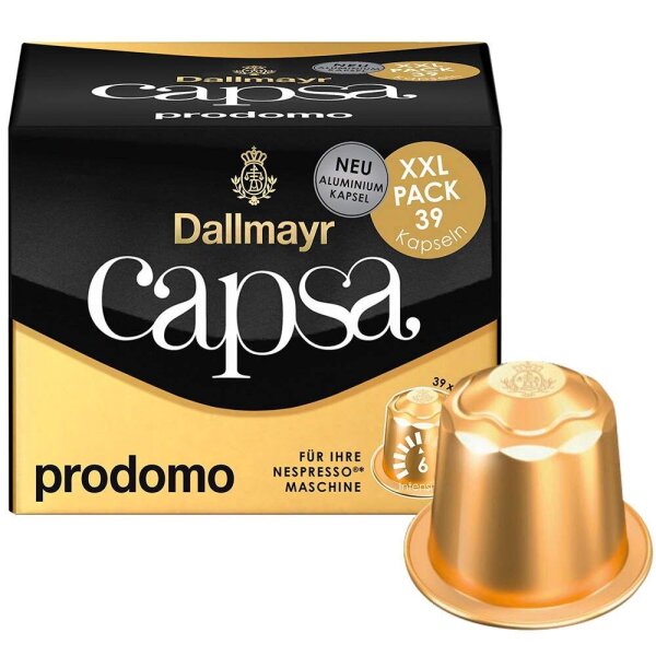 Dallmayr Capsa Prodomo Kaffeekapseln, Arabicabohnen 39 St.