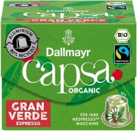 Dallmayr Capsa Gran Verde Espresso Bio-Kaffeekapseln,...