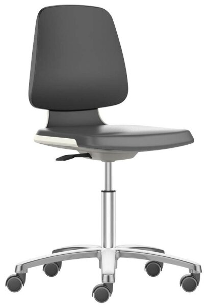 bimos Arbeitsdrehstuhl Labsit weiß, schwarz Kunstleder