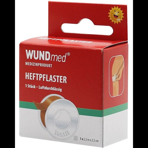WUNDmed® Heftpflaster 02-082 beige 2,5 cm x 2,5 m, 1 St.