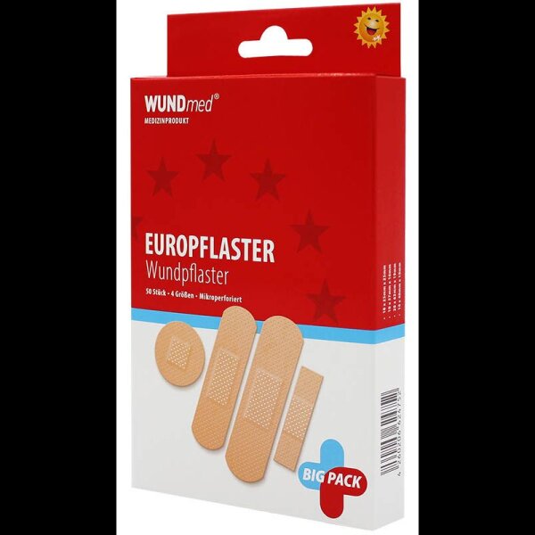 WUNDmed® Pflaster Europflaster Big Pack 03-002 beige, 50 St.