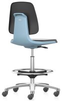 bimos Arbeitsdrehstuhl Labsit blau, schwarz Kunstleder