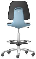 bimos Arbeitsdrehstuhl Labsit blau, schwarz Kunstleder