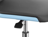 bimos Arbeitsdrehstuhl Labsit blau, schwarz Kunstleder